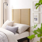 Modway Render Wall Mount Twin Headboard - Oak-Smooth Wood Grain Laminate