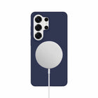 Blu Element - Étui MagSafe en silicone pour Samsung Galaxy S26 Ultra, Marine-Revêtement anti-poussière/anti-traces de doigts
