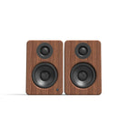 Kanto YU2 Haut-parleurs pour ordinateur de bureau avec DAC USB intégré - Noyer-Comprend des drivers de 3 po et des tweeters à dôme en soie de 3/4 po pour des médiums détaillés et des aigus nets