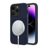 AXS PROTech Plus Anti-Shock Case Magsafe &ARMORGlass Screen/Camera Lens Protector for Apple iPhone 14 Pro Max-Astral Blue-PROTech Plus - Drop resistant up to 10 feet