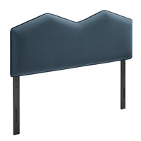 Modway Cosette Performance Velvet Queen Size Headboard - Cadet Blue-Stain-Resistant Performance Velvet