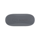 Quartet Magnetic Oval Whiteboard Eraser - Grey-MAGNETIC AND REUSABLE: You can use the eraser repeatedly without worrying about wear and tear. After use, simply attach the eraser to the magnetic surface for easy access and storage.