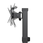 Kanto Universal Monitor Desktop Stand - Height Adjustable - 360 Degree Rotation - Black-Height adjustable between 12.6" (32 cm) and 19.7" (50 cm)