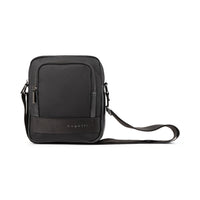 Bugatti Blake Crossbody Bag - Black-Made of resistant polyester with synthetic leather trims