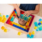 TickiT - Plateau miroir en forme de cube de pierres précieuses - Ensemble de 101-9