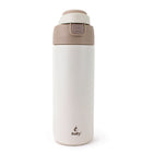 Sully - Bouteille Isotherme Sous Vide En Acier Inoxydable À Double Paroi - 25 oz - Taupe-Couvercle avec poignée de transport
