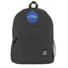 BAZIC Products Classic 17" Backpack - Black - 2 Pack-Comfortably padded, adjustable shoulder straps and carrying handle