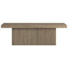 Hudson&Canal Torren 48"W Rectangular Coffee Table - Antiqued Grey Oak-Table is made of high-quality and durable MDF materials