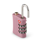 Bugatti 2-Piece TSA Dial Lock Set - Durable ABS - Pink-3-Digit Combination for Enhanced Security