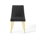 Modway Viscount Modern Accent Performance Velvet Dining Chair - Black-8