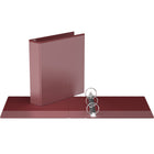 Davis Group Easyview Premium Binder - Round Ring - Customizable - 2" - Burgundy - 6 Pack-2"