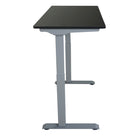 Victor - Bureau debout entierement electrique reglable en hauteur, 4' de large, noir-elevez la surface de travail en 0,6" par seconde avec un minimum de bruit (moins de 50 dB)