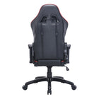 TygerClaw High Back Gaming Chair for Maximum Comfort - Red-Armrests move up and down to fit your natural sitting position for relaxed shoulders and arms