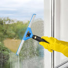 Gritt Commercial Swivel Window Washing Kit - 18" Squeegee - 18" Washer - 2 Pack-Made of rust-resistant, long-lasting stainless steel