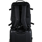 CHAMPS Onyx Carry-on Backpack - Black-Padded mesh Trolley strap for carry-on luggage