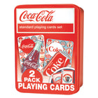 Masterpieces Puzzle Company Coca-Cola Playing Cards Set in Collectible Tin-1+ Players