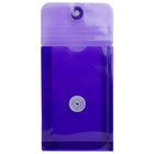 JAM Paper - Enveloppes en plastique avec fermeture à bouton et à ficelle, 4 1/4 x 6 1/4 po, lilas pourpre, paq./12-Taille : 4,75 x 6,5 po
