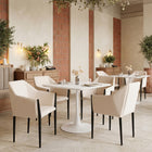 Zuo Andover Dining Chair - Beige - Set of 2-Chair Weight Capacity: Supports up to 250 lb