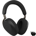 Jabra Evolve3 85 MS USB-C - Black-Running on a rechargeable internal battery that delivers up to 25 hours of talk time and supports wireless charging
