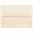 JAM Paper - Enveloppes d'invitation en vélin translucide A1 à 4 barres - 3,625 po x 5,125 po - Ocre printanier ivoire - paquet de 25 (1591612)-Couleur : Ocre printanier