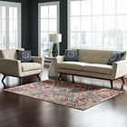 Modway Centehua Distressed Southwestern Aztec Area Rug - 5 ft W x 8 ft L - Multicolored-Tight Low Pile Weave