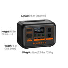 Bluetti Premium AC2P 230.4Wh Portable Power Station and SP200L Solar Panel-8