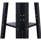 Kiera Grace – Étagère en coin Providence Bailey, noir, 5 tablettes, fini mat-Conception: l'étagère d'angle est conçue dans un style contemporain et élégant avec 5 niveaux qui offrent un espace de rangement supplémentaire pour vos pièces décoratives ou articles essentiels préférés