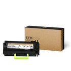 Ecotone Lexmark 62D1X00 Remanufactured Ecotone Toner - Black-Color: Black
