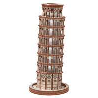 Mr.Playwood - Modèle STEM 3D en bois de la tour penchée de Pise - Lot de 379-Modèle STEM 3D écologique à assembler et personnaliser à l'école ou à la maison