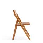 Manhattan Comfort Pullman 18.11" Industry Chic Dining Folding Chair - Nature - Set of 4-Featuring Folding Capabilities. Perfect to Store Away When Not in Use