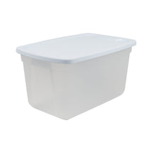 Genuine Plastic Clear Storage Tote - 16 Gal -Capacity: 61 L / 16 gal