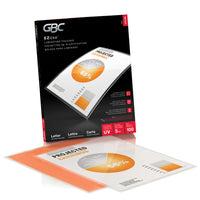 Pochettes de plastification thermique Clear Fusion EZUse LongLife Speed longue durée de Swingline GBC, 5 mil, lettre, paquet de 100-Les guides d’alignement EZUse facilitent le centrage des documents et disparaissent comme par magie après le laminage