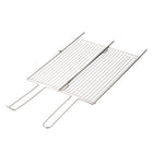 Tramontina - Churrasco Panier à griller plat BBQ de 18 po x 7 po en acier inoxydable-Finition polie
