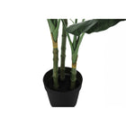 Monarch Specialties - Plante Artificielle - 42 po H - Arbre À Feuilles Persistantes - Mis En Pot - Feuilles Vertes - Pot Noir-Pas d'assemblage requis: dimensions du produit : 35 po L x 31 po l x 42 po H