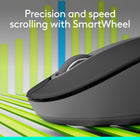 Logitech Signature M650 L Left Wireless Mouse - Graphite-Left handed design: This comfortable full size mouse is designed for larger hands, for the optimal fit for left handed users
