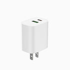 Evry 30W USB-A & USB-C Wall Charger - White-Dual ports: USB-C x 1, USB-A x 1