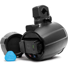 SoundExtreme ExtremeTower Speakers TBB8 - 2 Battery Powered Bluetooth Amplified Tower Speakers - Black-Specifications: Output impedance rated at 3 ohms on the woofer, 4 ohms on the tweeter; A frequency response range of 35Hz to 21KHz; Sensitivity output of 92dB with a built-in 2-way crossover network