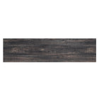 Manhattan Comfort Myrtle 60" Modern Fireplace - Black and Heavy Brown - Set of 2-15" L x 60" W x 34" H