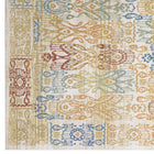 Modway - Solimar Aztèques du Sud-Ouest en détresse Tapis de comédie 8 pi l x 10 pi L - Multicolore-Résistant aux taches / Facile à nettoyer
