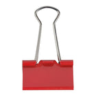 JAM Paper Colourful Binder Clips - Medium - 1 1/4" - Red - 15 Pack-Quantity: 15 Clips per Pack | Durable and Reusable