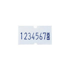 Motex MX5500 Plus Removable Labels - 1 Line - 8 Characters - White - 10000 Labels-Removable Labels