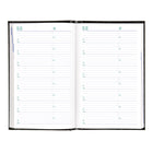 Blueline 2027 Daily Planner with Perfect Binding - 8" x 5" - Black-Note box on each page and monthly expense page at the end of each month