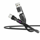 Statik PowerPivot Pro Nylon Braided Charge/Sync Cable USB-C to USB-C - 10 ft - Black-Rapid Data Transfer to Move Photos, Videos, Music, and More. Charge up your phone or move important files with confidence. Built-in safety features keep your battery, devices, and files protected