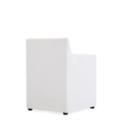 Manhattan Comfort Anna Square 22.83" Modern Faux Leather Upholstered Dining Armchair - Cream - Set of 2-Delivered to you Fully Assembled! No Assembly Required