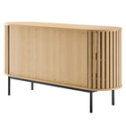 Modway Fortitude 59" Oval Sideboard - Oak-Assembly Required