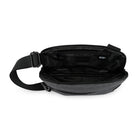 Bugatti Madison Money Belt Bag - Grey-Main compartment features inner RFID-blocking zippered pocket