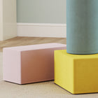 Qaba - Jouets d’escalade pour tout-petits - blocs d’escalade en mousse souple - orange/vert-Couleurs vives qui renforcent l’attrait visuel et encouragent l’interaction familiale 