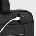 Swissdigital Bolligen 14″ Laptop Sleeve - Black-Removable shoulder straps.