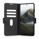 Dbramante1928 Oslo Pro Folio Case For Samsung Galaxy S25 Edge - Black-Cradle made from 100% recycled plastic