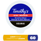 Timothy’s Breakfast Blend - Light Roast - K-Cup Coffee Pods - 60 Pack-5